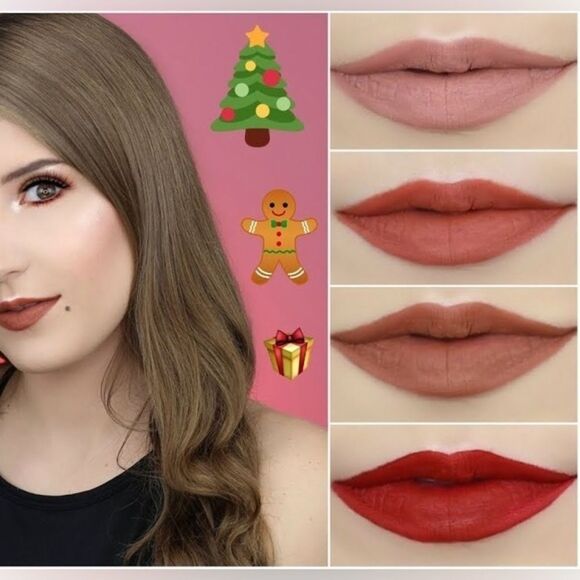 TOO FACED THE SWEET SMELL OF CHRISTMAS TREATS LIQUIFIED LIPSTICK SET - Picture 2 of 9